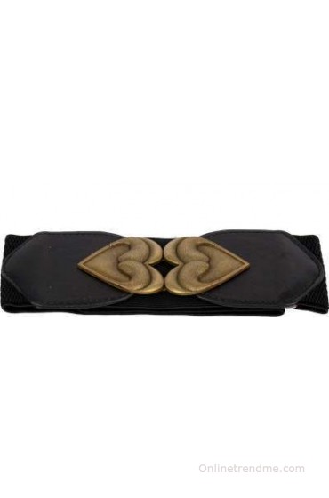 Victoria Secret Women Black Artificial Leather Belt(Black)